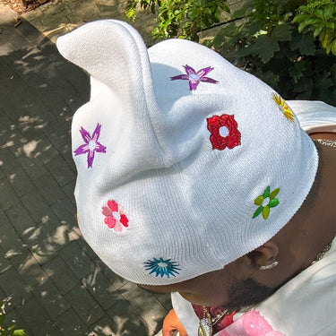 Bouquet Beanie WHT