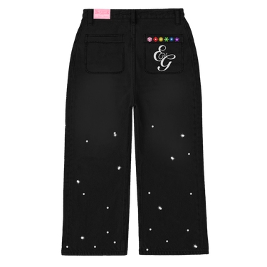 Flora Denim BLK